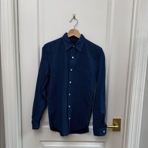 Men's J. Crew Blue Patterned Shirt
